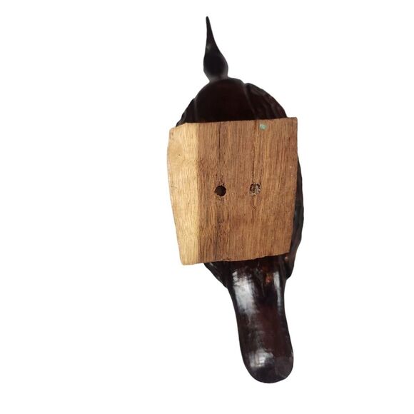 Jamaica Birds Hand Carved Wood Figurine‎ Birds On Tree Vintage Novelty Souvenir - Picture 6 of 11